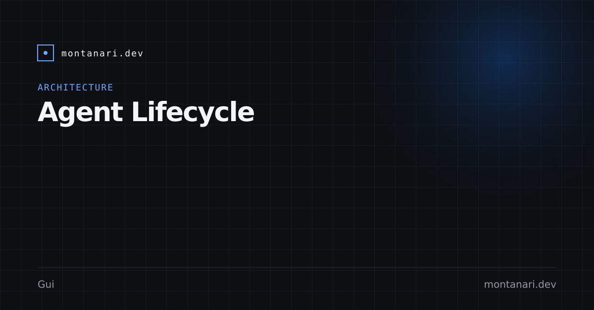 Capa de Agent Lifecycle