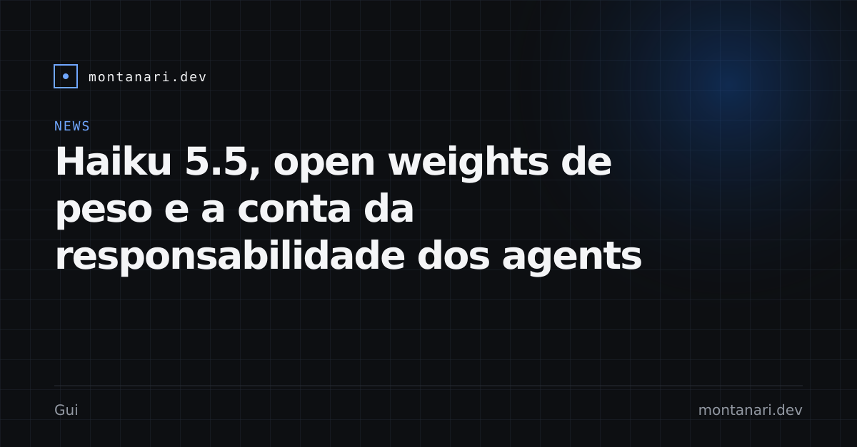 Semana de Haiku 5.5, Mistral Large 4, Beam, Decisions API, EmbeddingGemma 2, Personal Agent Protocol e regulação de agents