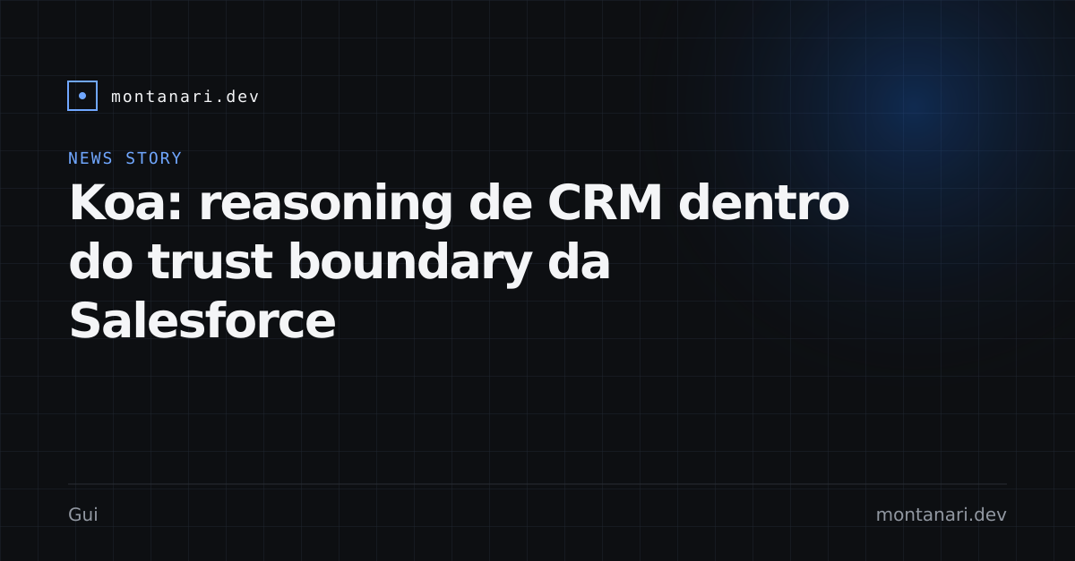 Capa de Salesforce Koa: reasoning model de CRM sobre NVIDIA Nemotron